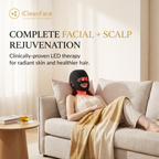 iCleanFace™ Facial + Scalp Led Mask